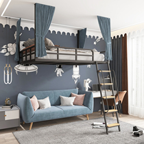 Hanging above the wall of iron elevated sheets with overhead hanging loft beds for children modern simply hanging above the walls