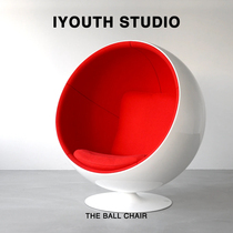IYOUTH Import Ball Chair white Nordic Classic Extreme Jane Modern Spherical Space Casual Deck Chair Furniture