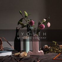 IYOUTH Imports of enamel ceramic Ettore Sottsass pink fashion Pioneer Art senses styling vases