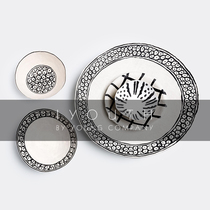 IYOUTH Belgium imported SERAX artist paper plastic hand-painted fun environmental protection decorative plate flat plate dishwasher