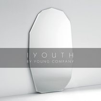 IYOUTH Italy GLAS ITALIA irregular design Pioneer glass floor Wall full body dressing mirror