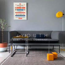IYOUTH imported German minimalist Bauhaus TECTA K3 series Modern combination nested sofa side table