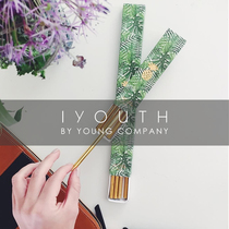 IYOUTH Regular Agent American Brand Pole Minimalist Modern Handmade Silver Golden Pineapple Wine Glass Beverage Metal Straws