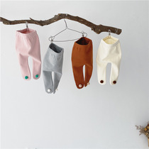 ins new Korean childrens clothing for men and women Baby small hairball winter leggings socks