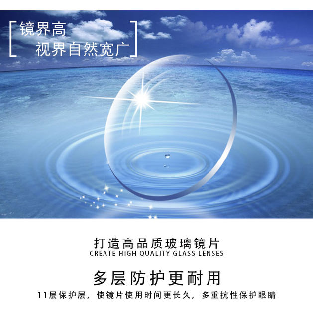 1.9 Ultra-Thin Lenses ສໍາລັບ High Myopia Aspheric Glass Professional Online Spectacle Distribution Myopia Spectacle Lenses