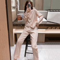 Mulberry Silk Pyjamas Woman 2022 New Pink BAO WeN True Silk Senior Sensation Spring Autumn Long Sleeve Home Dress can be worn out