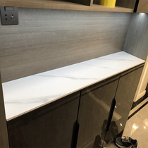 Rock plate custom desktop tea table table table dinner side cabinet table top shoe cabinet TV Cabinet panel stone plate