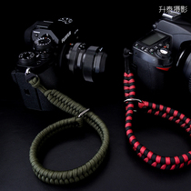 Original metal buckle Hand woven micro single camera lanyard Retro camera hand rope SLR camera wrist strap