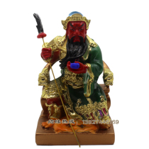 4-inch Wenwu Guan Gong read the Spring and Autumn Guan Gongwu God Guan Emperor Shengjun Taoist Idol car fortune ornaments