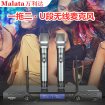 Malata Wanlida ps-66 one to two wireless microphone U segment KTV karaoke home K song microphone