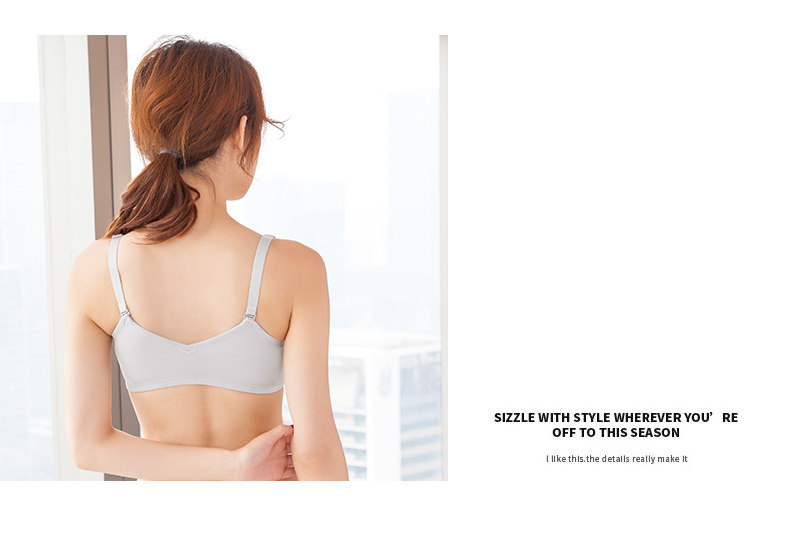 转角秘密 夏季前扣内衣无钢圈文胸 性感蕾丝小