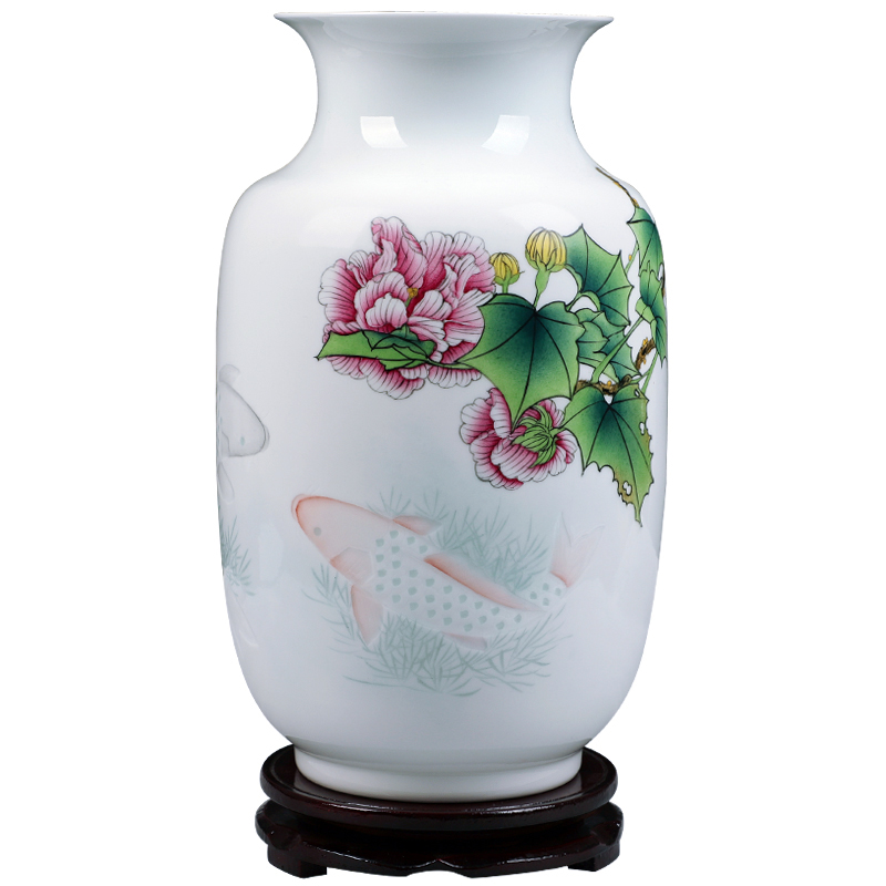 Jingdezhen ceramics hand - made fish of new Chinese style household knife clay flower arrangement sitting room adornment handicraft collection furnishing articles