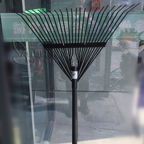 Gardening adjustable rake Dead leaf rake Lawn rake Multi-tooth rake Weeding rake Spring rake Property rake