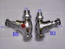 () Osmanthus brand all copper delay self-closing hand press stool flushing valve flushing valve switch B3B5