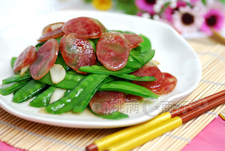 满3袋包邮广西梧州特产龙舟牌一级腊肠400g广式腊味香肠