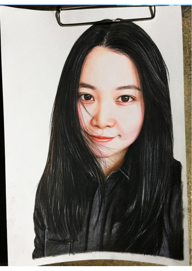 代画素描画像真人头像照片定制手绘铅笔画自画像人物肖像彩铅绘画