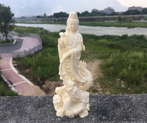 Ivory Fruit Car Ornaments Yulong Guanyin Character Buddha Statue Decoration Free Guanyin Bodhisattva