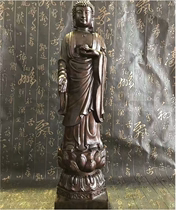 Vietnam agarwood big day Tetatsu Buddha ornaments woodcarved Sakyamuni Buddha statue ornaments crafts