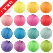 Colored paper lantern kindergarten hanging decoration parent-child Spring Festival Lantern Festival lantern children handmade diy