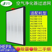 Adapt to Honeywell Air Purifier No. 2 hepa filter HPF35M1120 filter KJ300F-TAC2