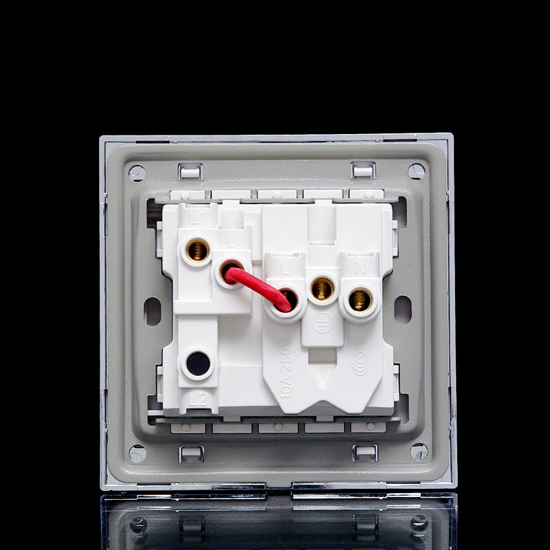 美尚开关插座x6系列一开五孔插座单开双控带开关二三极五孔双联