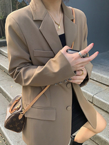 LOSTSOULS Korea Autumn Style Suit Jacket Woman 2021 Black Design Sensation Small Crowdsuit Jacket