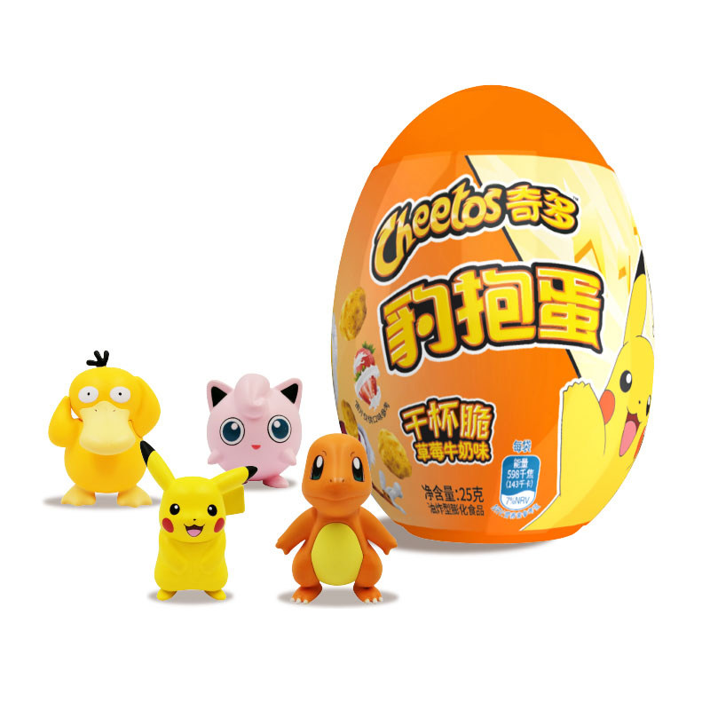 猫超 奇多豹抱蛋草莓牛奶味