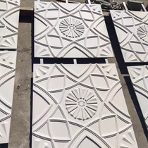 Living room new new products European-style suspended ceiling embossed beautifully patterned sculpted plaster background wall Xuanguan Wallflower