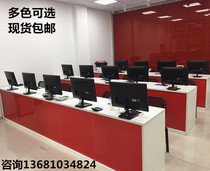 New front desk reception desk Company front desk desk cashier office bar counter Simple welcome table baking paint