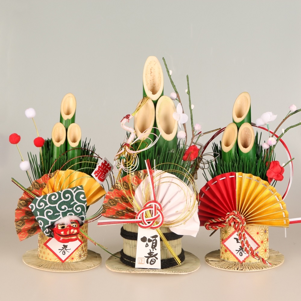 正月饰日本料理店门松装饰品驱魔镇宅摆件日式新年摆设稻草摆件