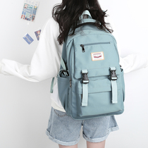 2021 New Double Shoulder Bag Women Ins Trend Campus School Bag Early High School Students Summer Backpack College Students Original Niche