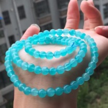 Ice Tianheshi multi-Circle Bracelet Tianhe stone three-circle bead bracelet Crystal Multi-Circle Bracelet female jewelry