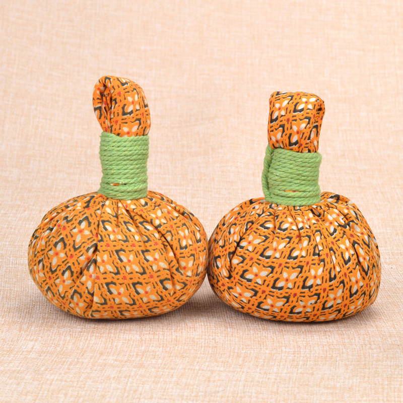 按摩穴位拓包 热敷药包 养生球 泰式球 温灸包艾草