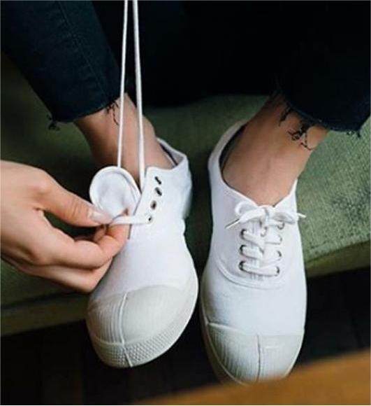 Spot 004 lace-up ເຕັມ Bensimon ຝຣັ່ງແທ້ທີ່ໄດ້ຮັບອະນຸຍາດ Macaron dopamine ຜູ້ຊາຍແລະແມ່ຍິງເກີບຜ້າໃບເກົ່າເປື້ອນ