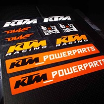 Motorcycle locomotive modified car KTM helmet sticker personality sticker helmet reverse side sticker waterproof reflective sticker