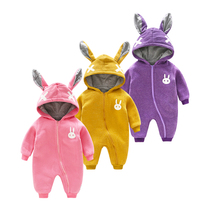 (Broken code clearance) baby conjoined clothes spring and autumn newborn female baby Autumn thick 12 full moon 0 years old 3 months