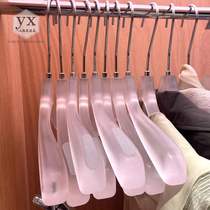 Clothes hanger Clothing Shop Exclusive Frosted Acrylic Transparent Upscale Clothing Brace Womens Clothing Store New no-scarred trouser holder clamps custom-made