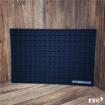 Riharajuku BARBERKING black K-shaped thick rubber Barebershop special comb pad Clipper pad