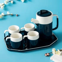 Japanese flower tea Tea set Teapot Teacup tray Simple Nordic bubble fruit Teapot Afternoon tea Kung Fu tea