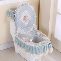 Toilet toilet seat toilet seat cushion universal three-piece toilet ring cartoon cute waterproof zipper toilet