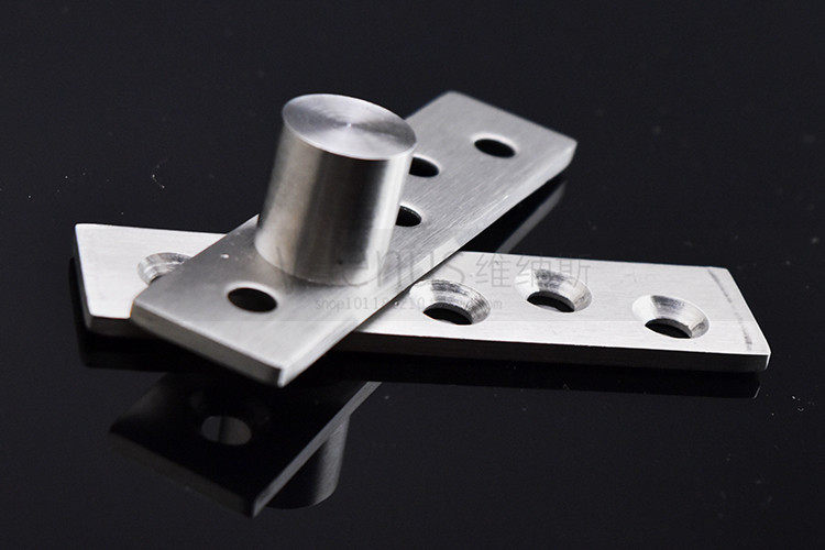 不锈钢360度转轴木门上下铰链定位门轴天地轴旋转轴木门暗藏合页