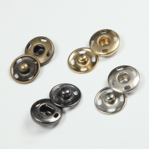 Baby dark buckle Invisible anti-light buckle accessories Clothes Coat buckle Mother buckle Round metal small button