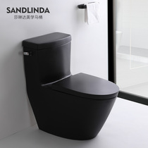 Shalinda Nordic Matte Black Creative Toilet Toilet Household Toilet Super Swirling Toilet 870