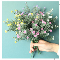 Pastoral series small floral fake flower simulation flower star home decoration ornaments floral white Pink yellow