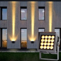 One beam of light spotlight led outdoor waterproof spotlight remote cast Wall washer light ultra-long spot light pillar light