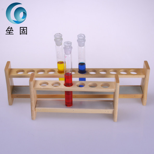 102550100ml ແກ້ວ stopper colorimetric tube Nessler colorimetric tube ປອດສານພິດໄມ້ colorimetric tube holder