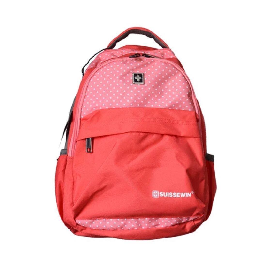 瑞士军刀swisswin双肩包轻便耐磨防水男女学生书包时尚swk1002a/b