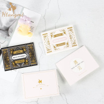 Valentines Day new greeting card set fold card piece birthday blessing confession small card flower bouquet gift decoration