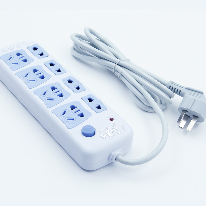 鑫超xc-9817j电源插座 家用排插 4组8位插座 电脑排插_7折现价13元