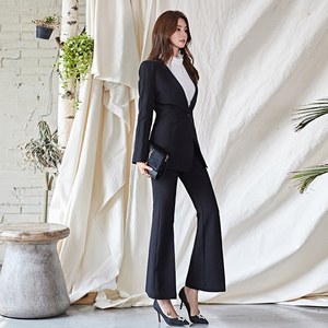 Professional Suit New Outer Suit Long Bell Trousers Two-piece Suit